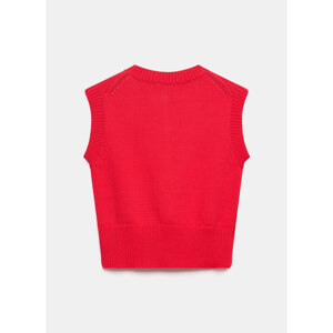 Mint Velvet Red Cotton Knit Top